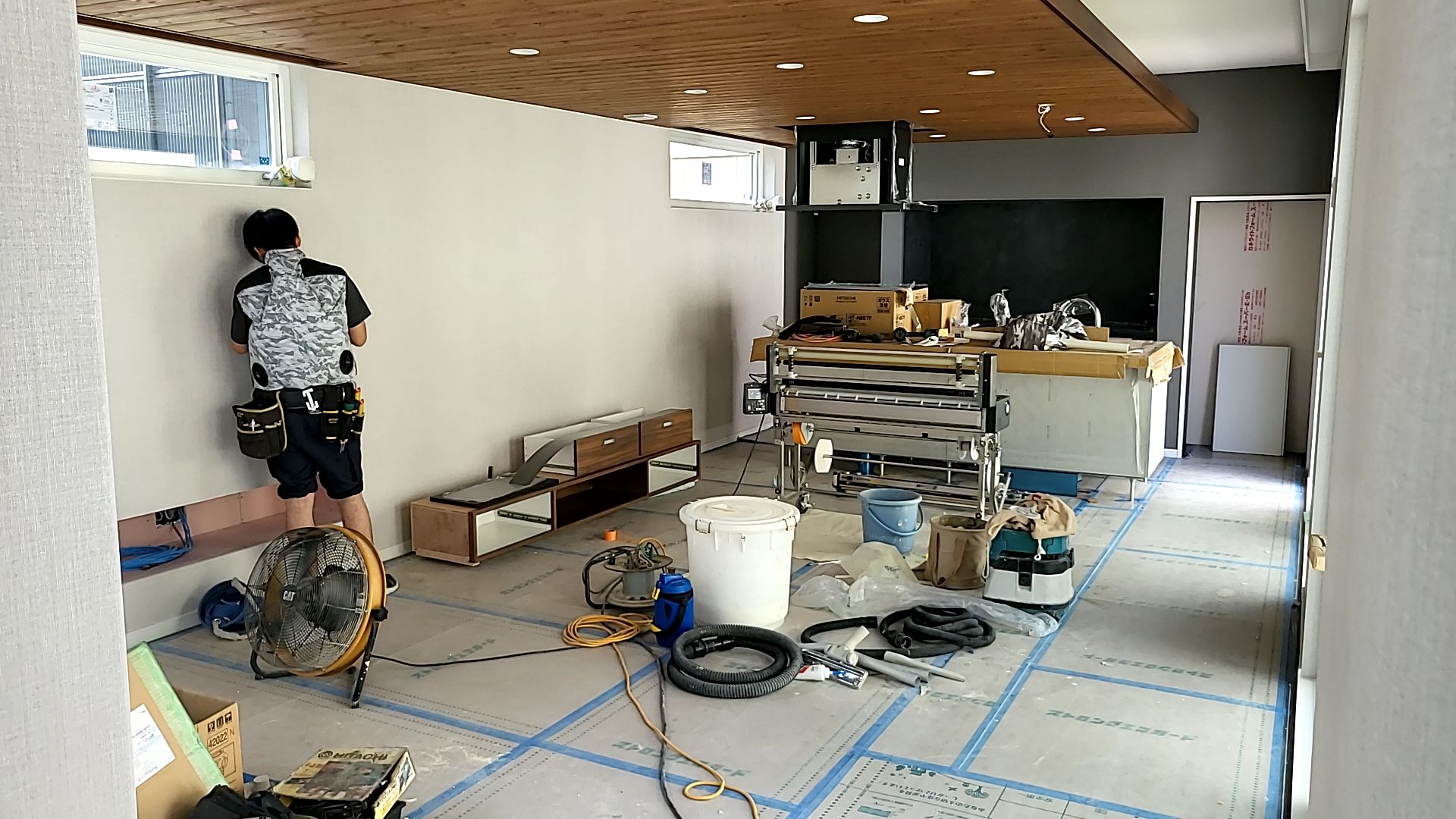 現場の様子です。