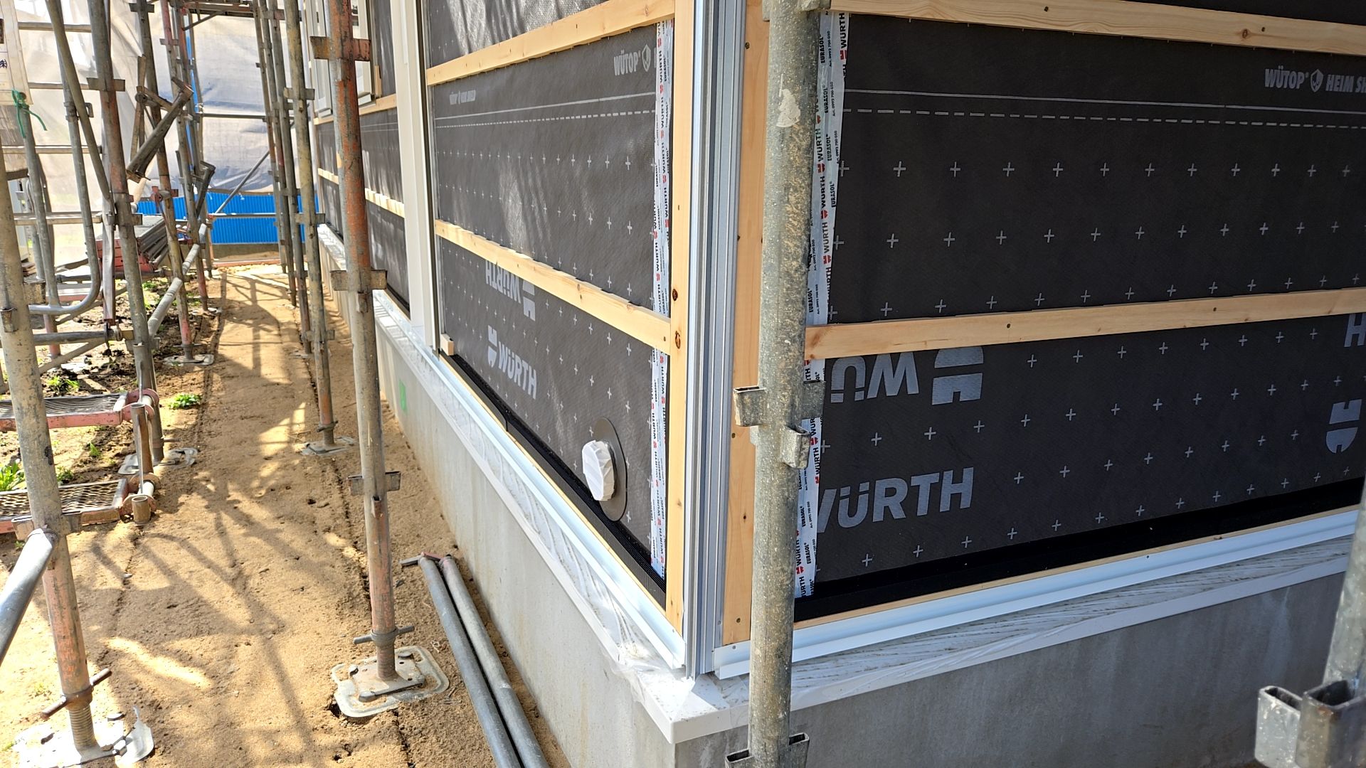 役物が取り付けられた様子です。