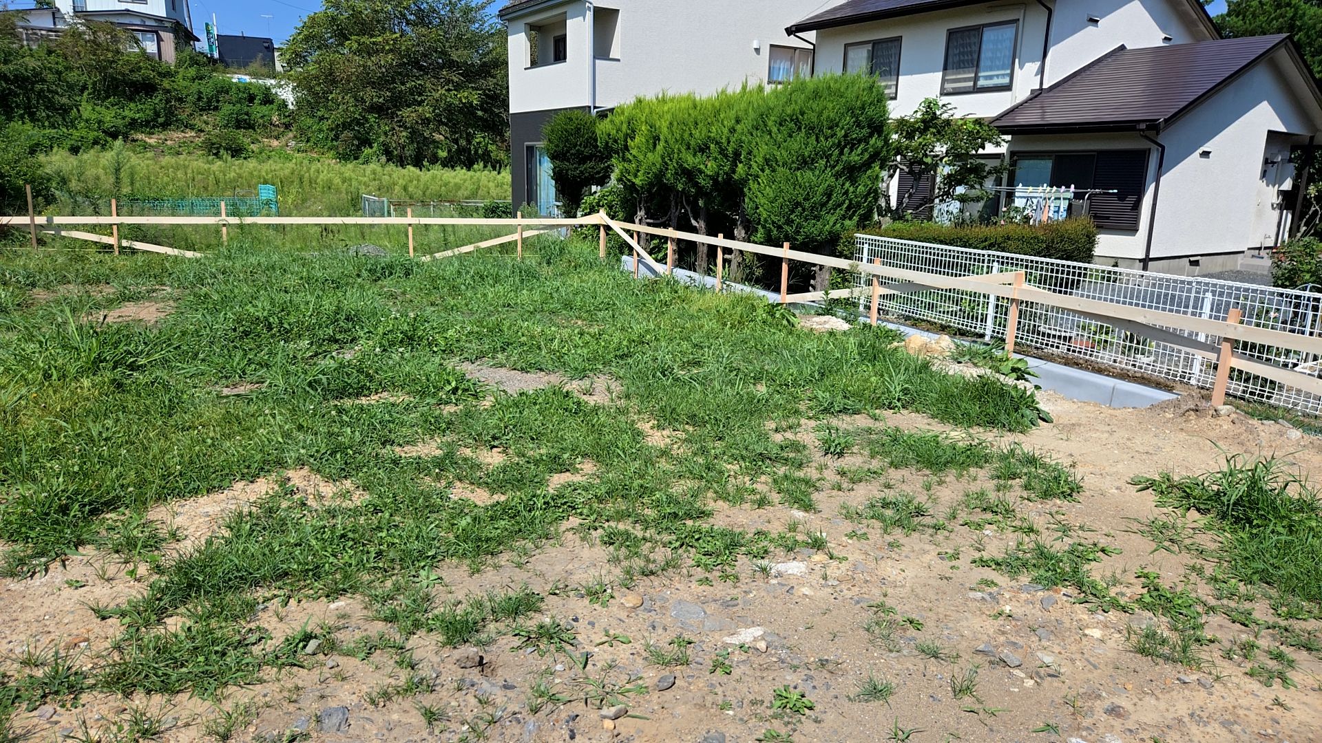 これより遣り方が行われていきます。