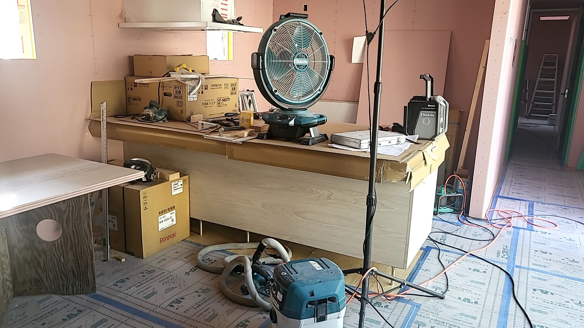 現場の様子です。